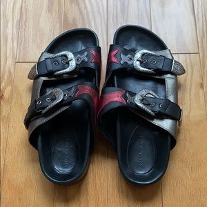 Zara western sandals